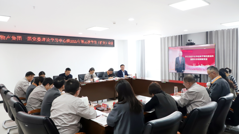 省k8凯发官网集团党委召开2025年第3次理论进建中心组进建（扩大）会