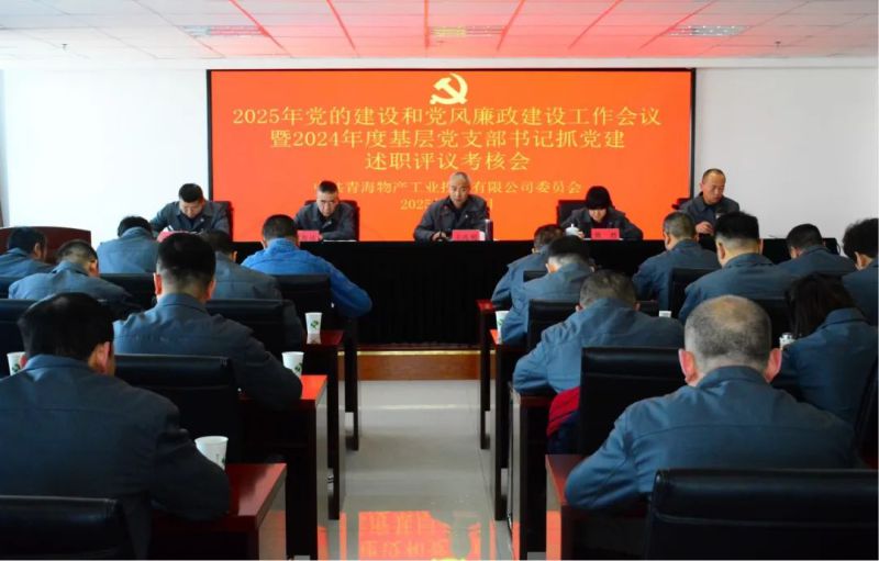 k8凯发官网工投公司党委召开2025年党的建设和党风廉政建设工作会议暨2024年度基层党支部书记抓党建述职评议查核会